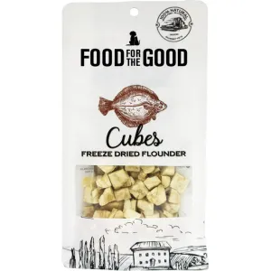 25% OFF: Food For The Good Flounder Cubes Freeze-Dried Treats For Cats & Dogs 40g