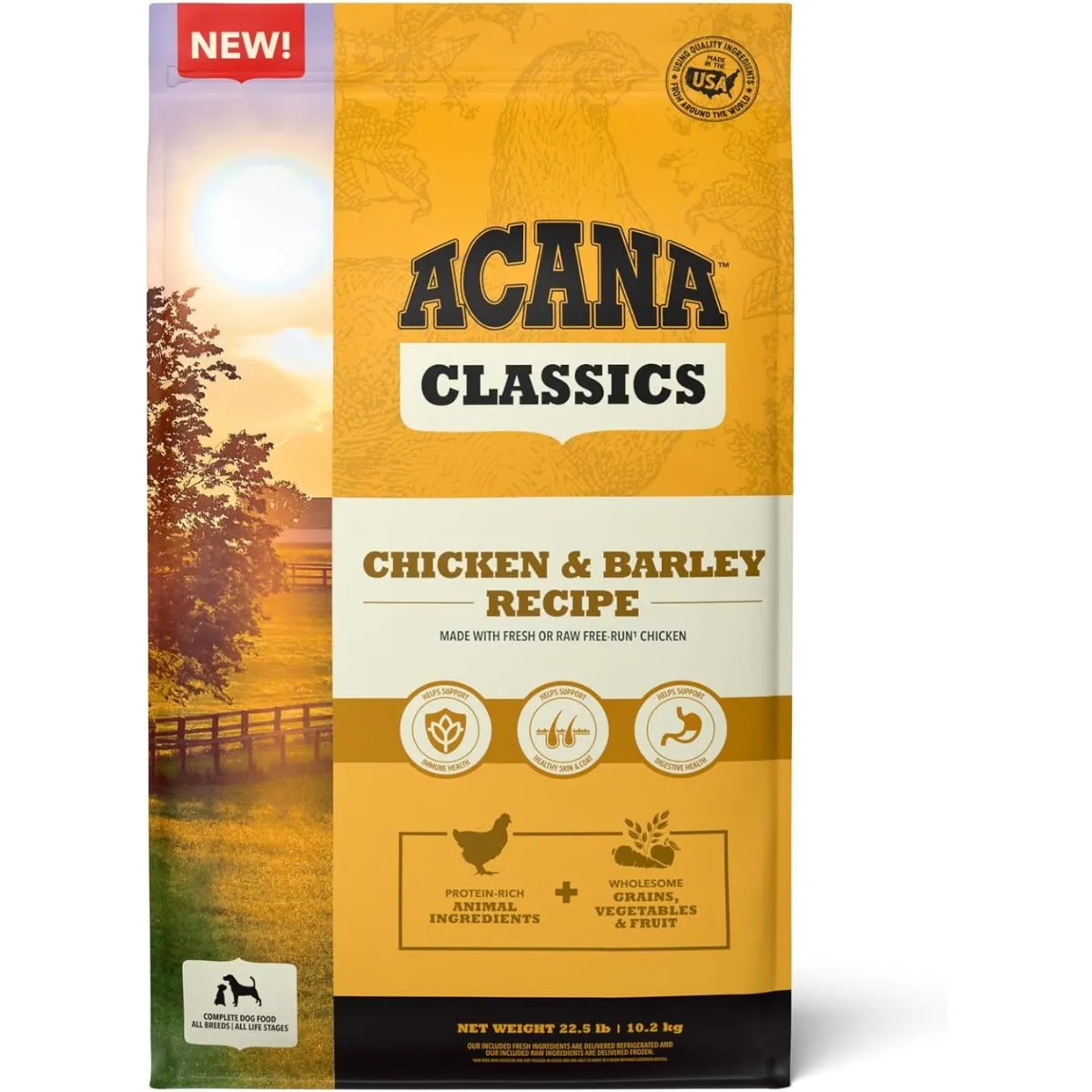 Acana Classics Chicken and Barley Dry Dog Food 22.5lb