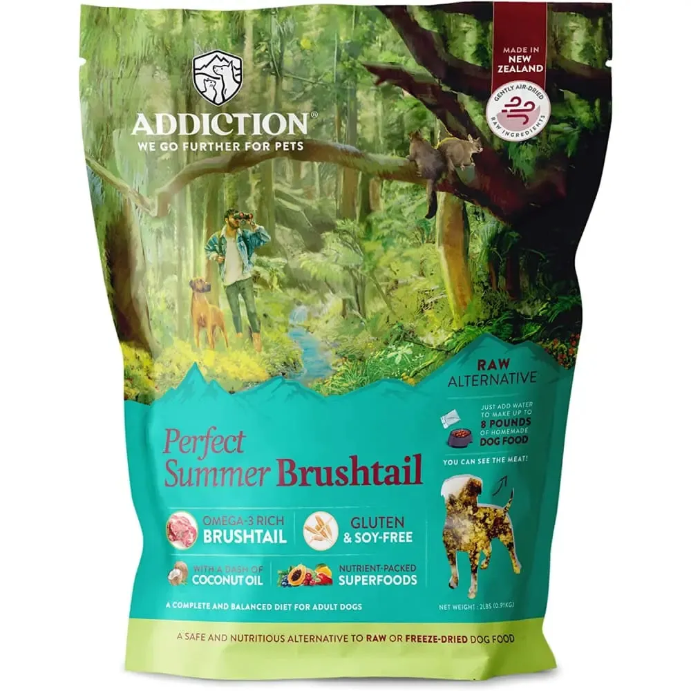 Addiction Perfect Summer Brushtail Raw Alternative Gently Air Dried Dog Food