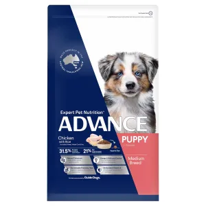 Advance Dog Food Puppy Medium Breed Chicken with Rice