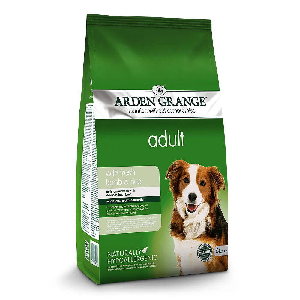 Arden Grange Adult Lamb & Rice 6Kg Dry Dog Food