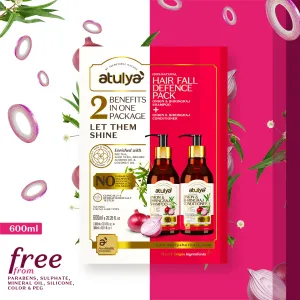 atulya Onion & bhringraj Shampoo   Conditioner Set (HAIR FALL DEFENCE PACK)