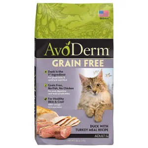 AvoDerm Grain-Free Duck & Turkey Formula Dry Cat Food 5lb