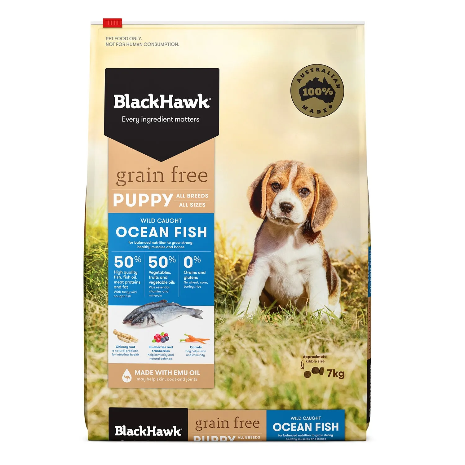 Black Hawk Grain Free Ocean Fish Puppy Dry Dog Food