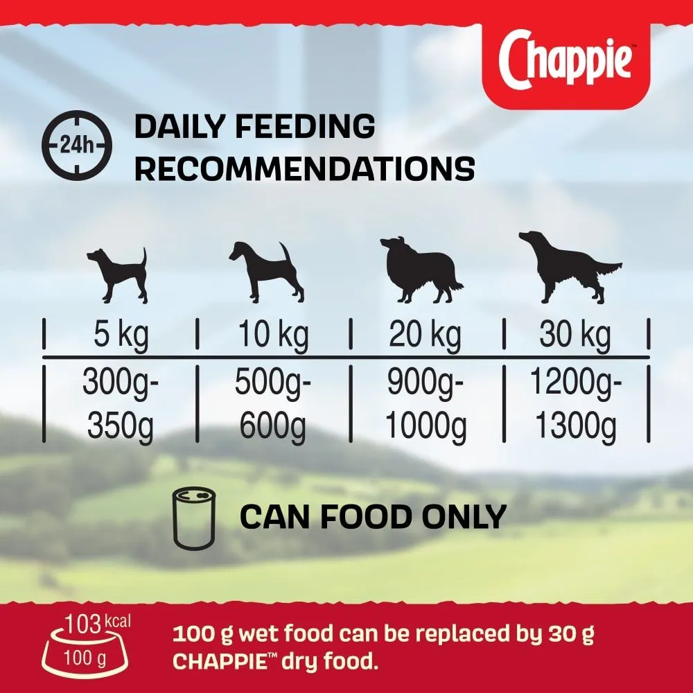 Chappie | Wet Dog Food | Sensitive Original - 412g