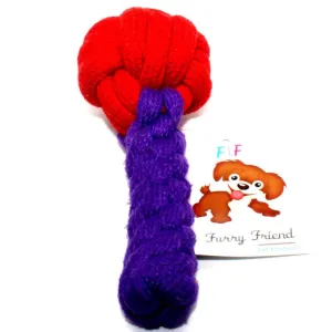 Furry Friend Cotton Chew Rope Toy for Dogs & Puppies