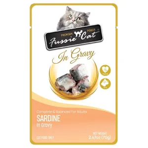 Fussie Cat Sardine in Gravy Wet Cat Food 2.47oz