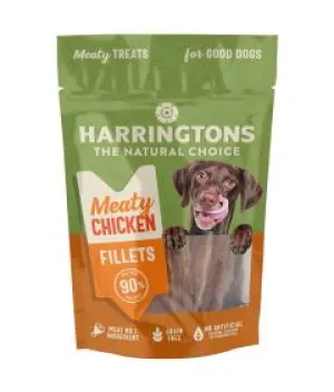 Harringtons Chicken Fillets High Meat Dog Treats - 70G