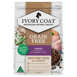 Ivory Coat Grain Free Fat Reduced Senior Turkey Dry Dog Food