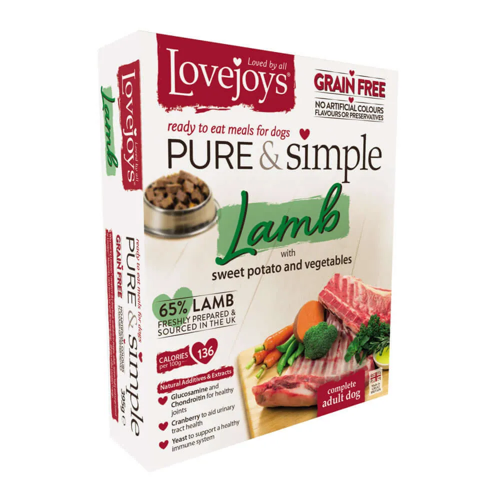 Lovejoys Lamb Pure & Simple Grain Free Complete Adult Wet Dog Food