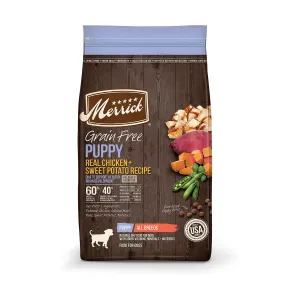 Merrick Grain Free Real Chicken Sweet Potato Puppy Recipe 4lb