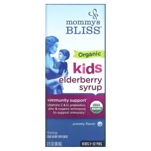 Mommy's Bliss Organic Elderberry Syrup to Boost Immunity