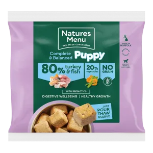 Natures Menu (Country Hunter) 80/20 Nuggets Puppy Turkey & Fish 1kg