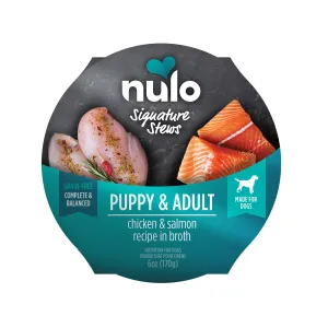 Nulo Signature Stews Grain-Free Chicken & Salmon In Broth Recipe 6-oz, Wet Dog Food