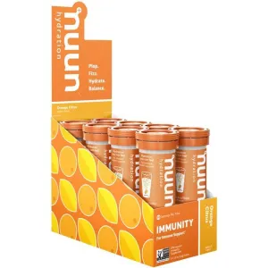 Nuun Immunity Hydration Tablets: Orange Citrus, Box of 8