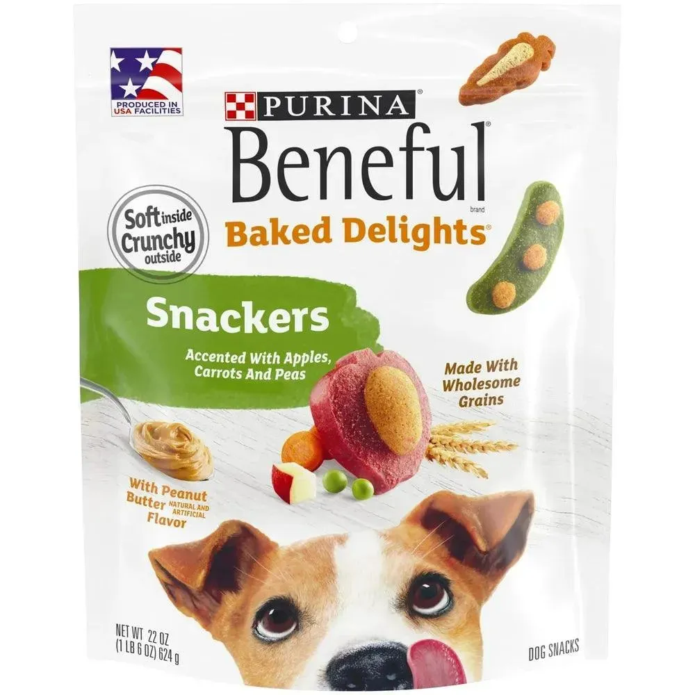 Purina Dog Treats Baked Delights Snackers 22 Oz