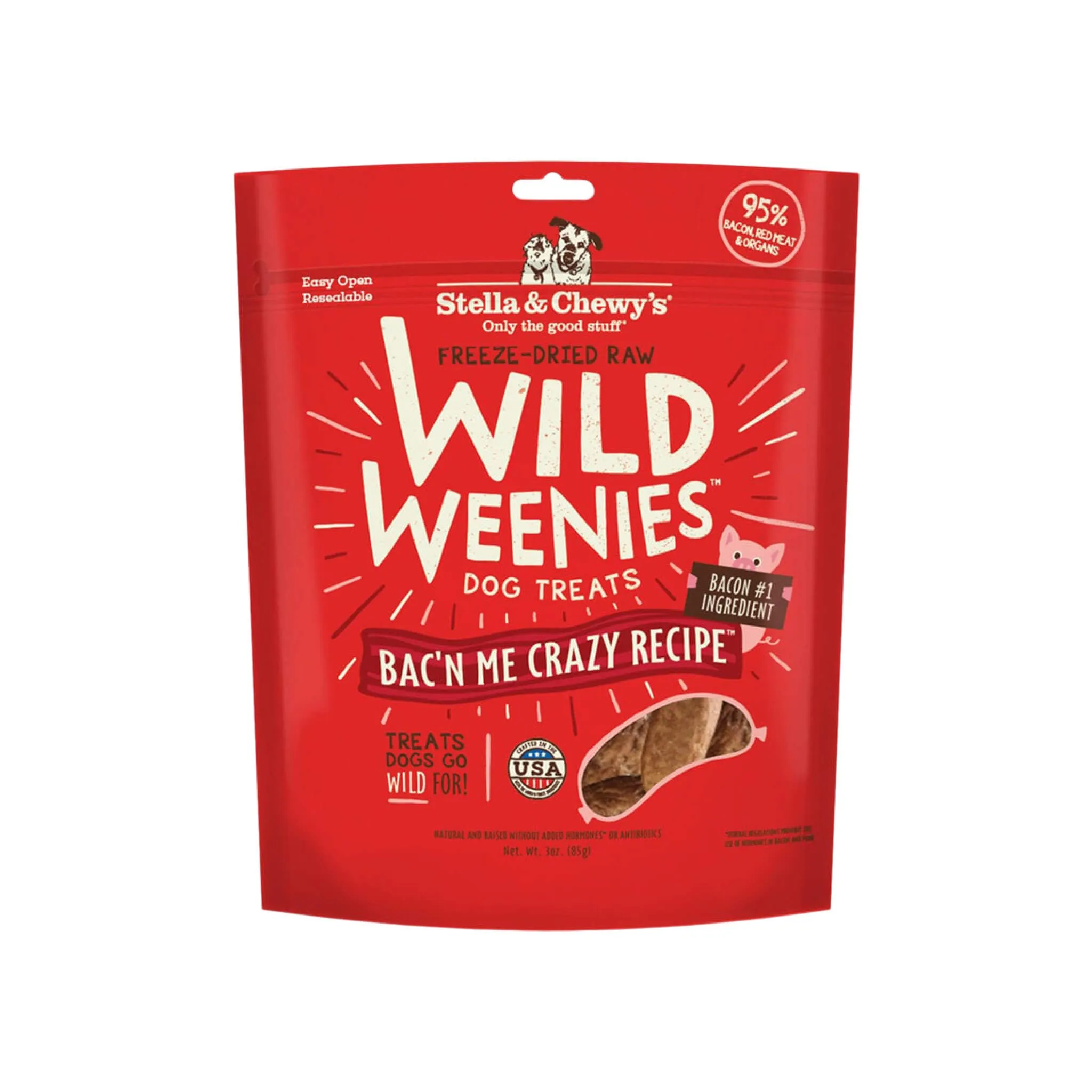 Stella & Chewy's Wild Weenies Raw Freeze-Dried Dog Treats