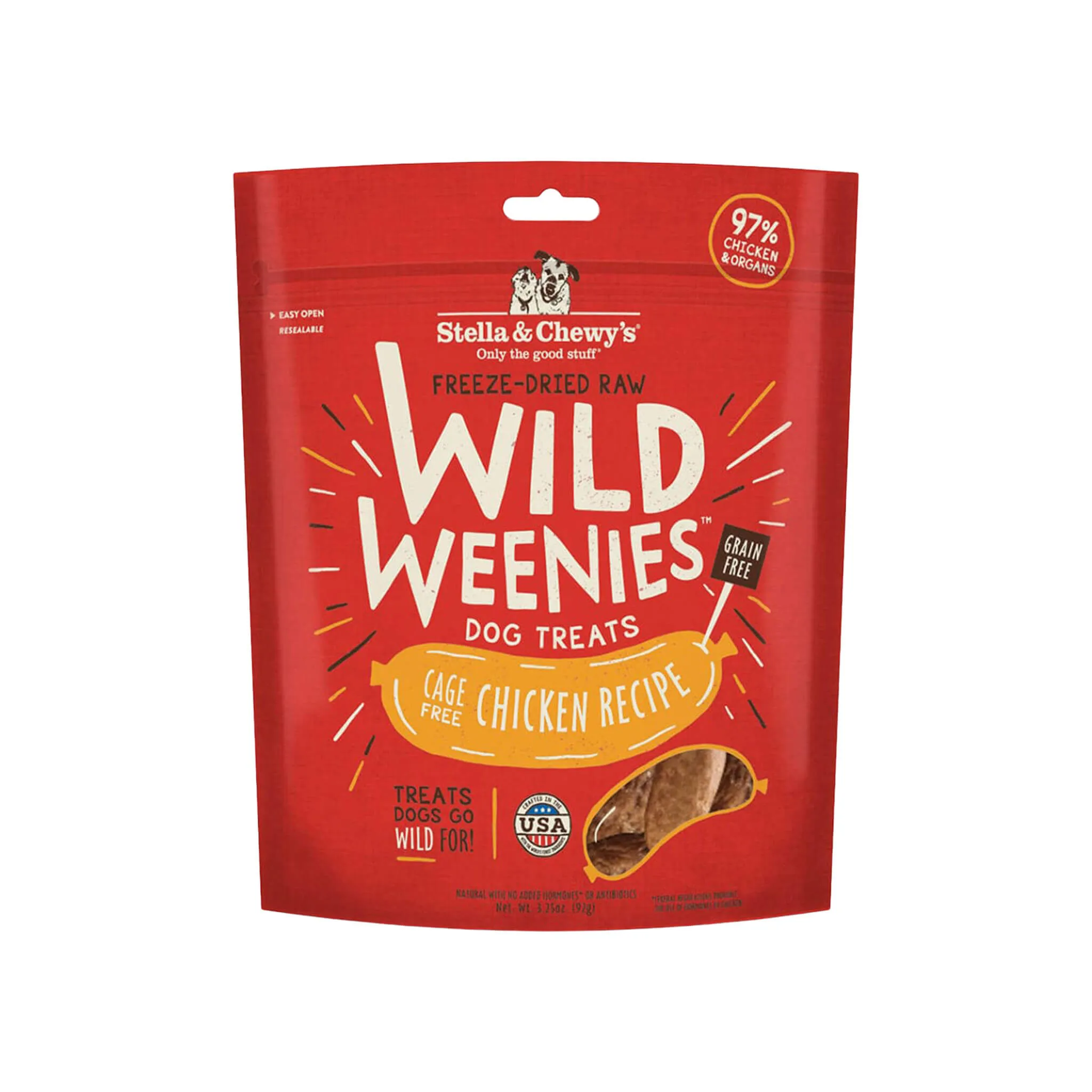 Stella & Chewy's Wild Weenies Raw Freeze-Dried Dog Treats