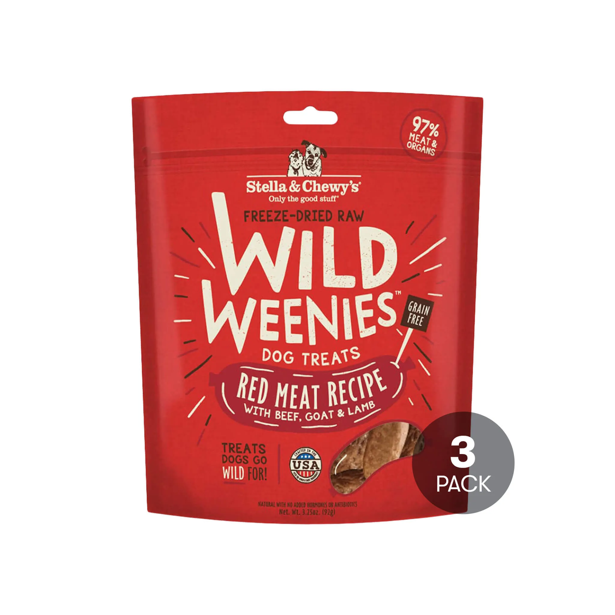 Stella & Chewy's Wild Weenies Raw Freeze-Dried Dog Treats