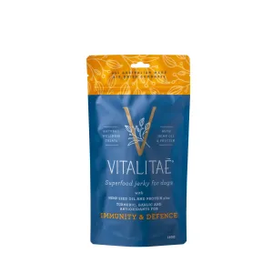 Vitalitae Immunity and Defence Superfood Jerky Dog Treats with Hemp Seed Oil 150g*