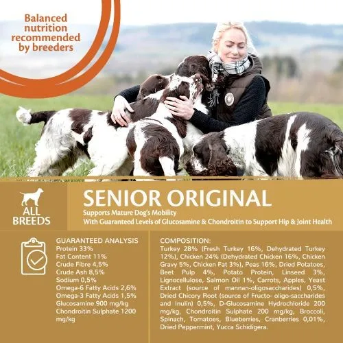 Wellness CORE Senior Chicken and Turkey Grain Free Dry Dog Food 1.8kg