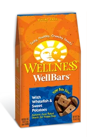 Wellness WellBars Whitefish & Sweet Potato Dog Treat 20oz