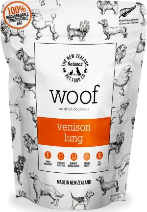 Woof Venison Lung Treats